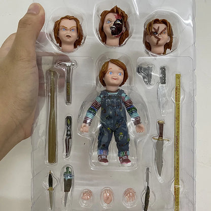 Neca Chucky Good Guys Action Figure He Wants You Be A Best Friend Child's Play Chucky Figure Toys Doll Christmas Gift 12cm