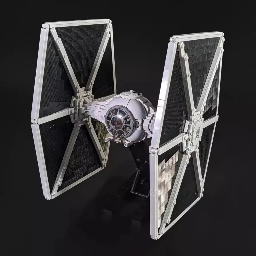 MOC Space Wars Weapon Imperial TIE Fighter Bomber Spaceship Sets Building Blocks Kid Toys Boys Christmas Gift