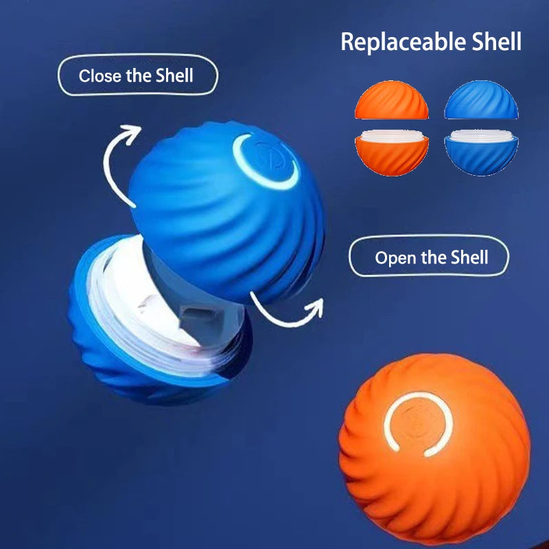 Smart Rolling Jumping Ball Toy Durable Dog Chew Toys Pet Grinding Teeth squeak Balls For Dog Interactive Supplies