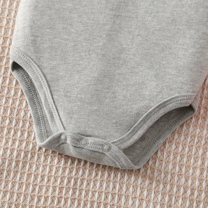 Spring Is Coming Flower Bee Print 100% Cotton Bodysuit Comfortable Onesie Cloths for Baby Jumpsuit for 0 To 12 Months Newborn