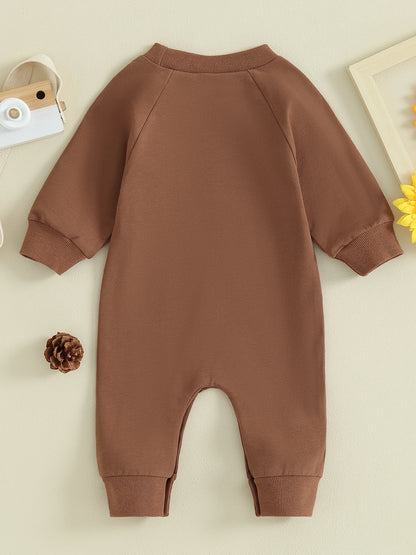 Baby Boy Football Clothes Infant Game Day Oversized Outfit Newborn Long Sleeve Jumpsuit  Fall Sweatshirt Romper