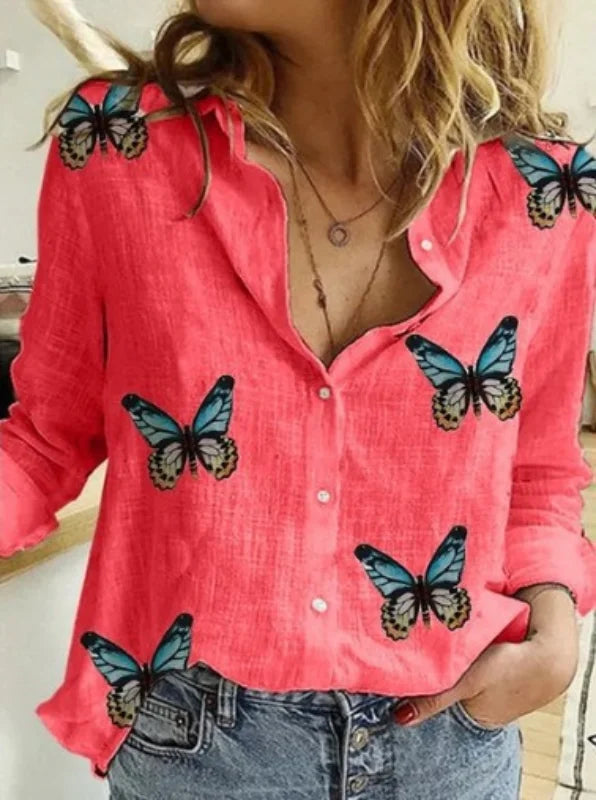 Vintage Cotton Linen Blouse Shirt Top Blusa Feminina Roupas Long Sleeve Female Casual Quality Spring Autumn Shirt Women Tops