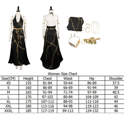 Marika Cosplay Costume Adult Fantasy Women Dress Headband Hair Accessories Belt Outfits Halloween Carnival Party Suit