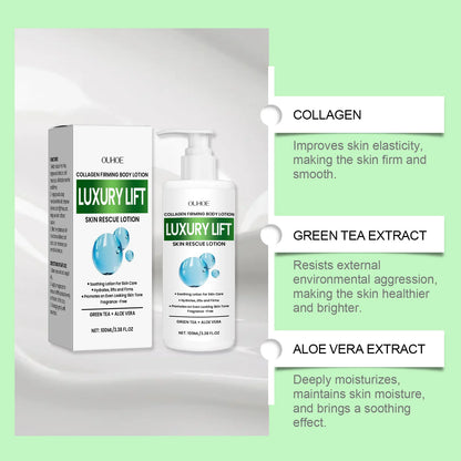 OUHOE Collagen Firming Body Lotion - Reduce Fine Lines, Balance Skin Tone, Deep Moisturize, Non - greasy