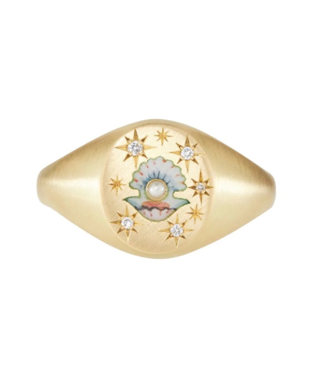 Enamel Crystal Flower Rings for Women Titanium Steel Gold Plated Snake Dolphin Swan Pearl Ring Wedding Exquisite Jewelry Gifts