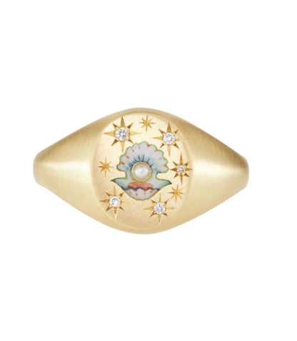 Enamel Crystal Flower Rings for Women Titanium Steel Gold Plated Snake Dolphin Swan Pearl Ring Wedding Exquisite Jewelry Gifts