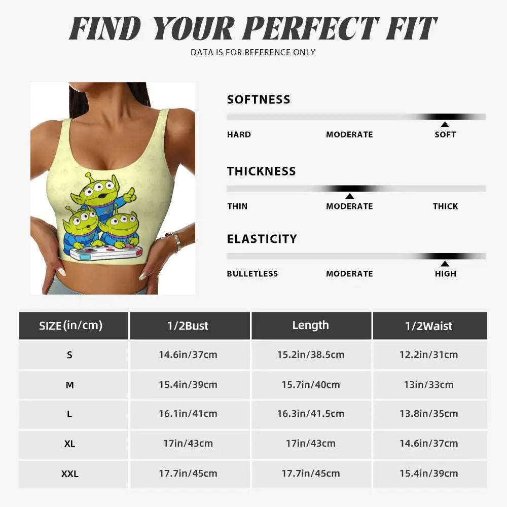EtherealBe Toy Story Jessie Sports Bra for Women