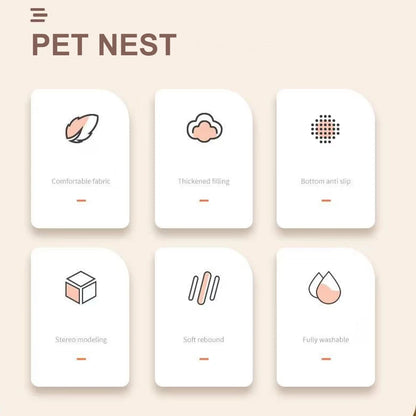 Luxury Dog Bed Paw Shape Plush Dog Mat Beds for Small Medium Large Dogs Kitten Supplies Pet Dog Calming Bed Washable Cushion
