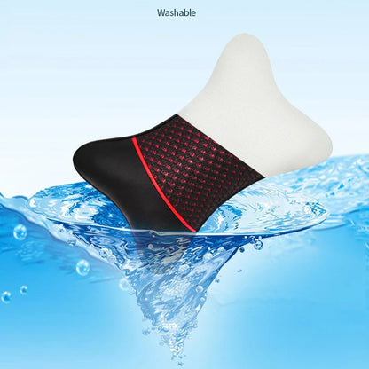 Car Neck Pillows Both Side Pu Leather 1pcs Pack Headrest For Head Pain Relief Filled Fiber Universal Car Headrest Pillow