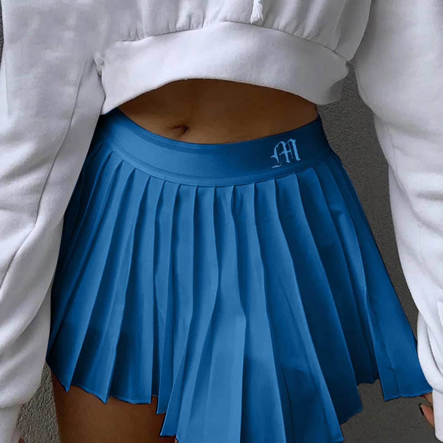 Solid Mini Pleated Skirt For Women Korean Preppy Style Student Uniform Fashion A-Line Skirts Y2K Clothes Tennis Skirt Faldas