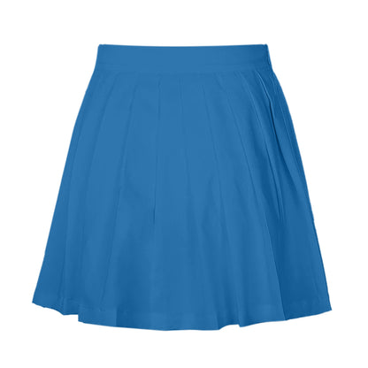 Solid Mini Pleated Skirt For Women Korean Preppy Style Student Uniform Fashion A-Line Skirts Y2K Clothes Tennis Skirt Faldas