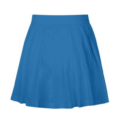 Solid Mini Pleated Skirt For Women Korean Preppy Style Student Uniform Fashion A-Line Skirts Y2K Clothes Tennis Skirt Faldas