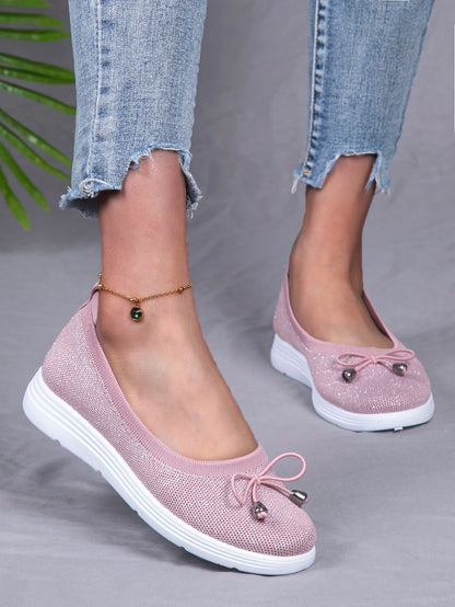 Spring new women's sports shoes, fashionable, breathable, lightweight, non-slip, wear-resistant, casual sports shoes, flat shoes