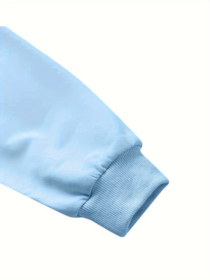 Spring Simply Style Women Sweatshirt Yes I'm Cold Letter Print Loose Sports Pullover Tops for Autumn