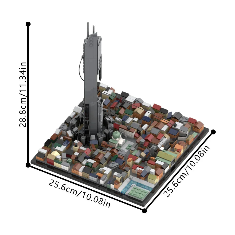 Gobricks MOC Half-Life 2——MOC-194342 City 17 | Half-Life 2  Building Block