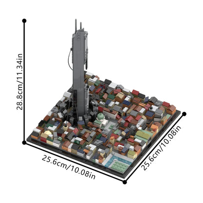 Gobricks MOC Half-Life 2——MOC-194342 City 17 | Half-Life 2  Building Block
