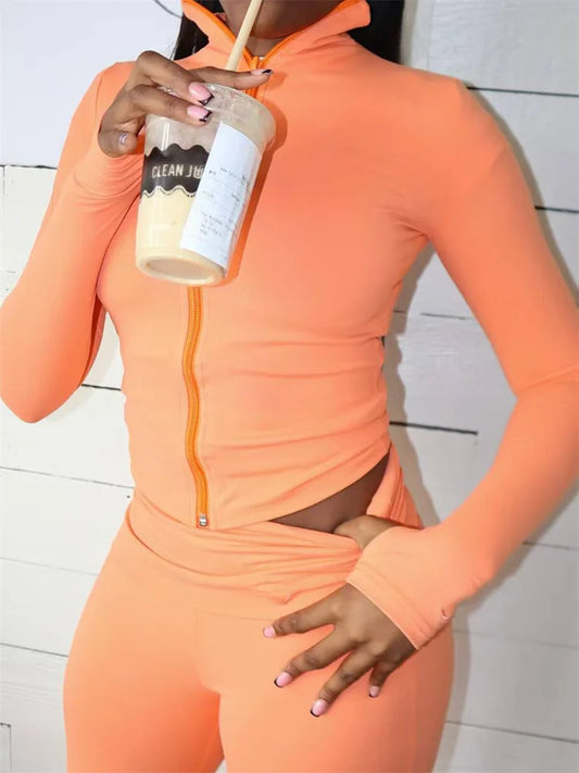 2025 Fall Casual Tracksuits Women Sets Long Sleeve Top Pants Streetwear Sports Three 3 Piece Matching Sets Outfits With Headband