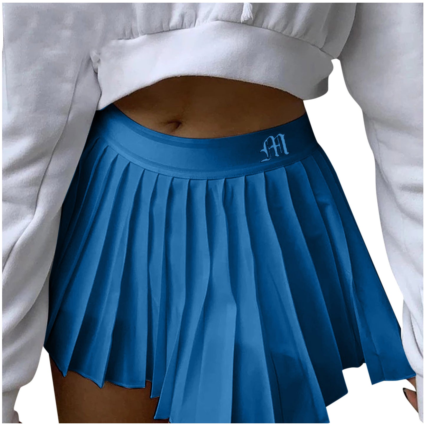 Solid Mini Pleated Skirt For Women Korean Preppy Style Student Uniform Fashion A-Line Skirts Y2K Clothes Tennis Skirt Faldas