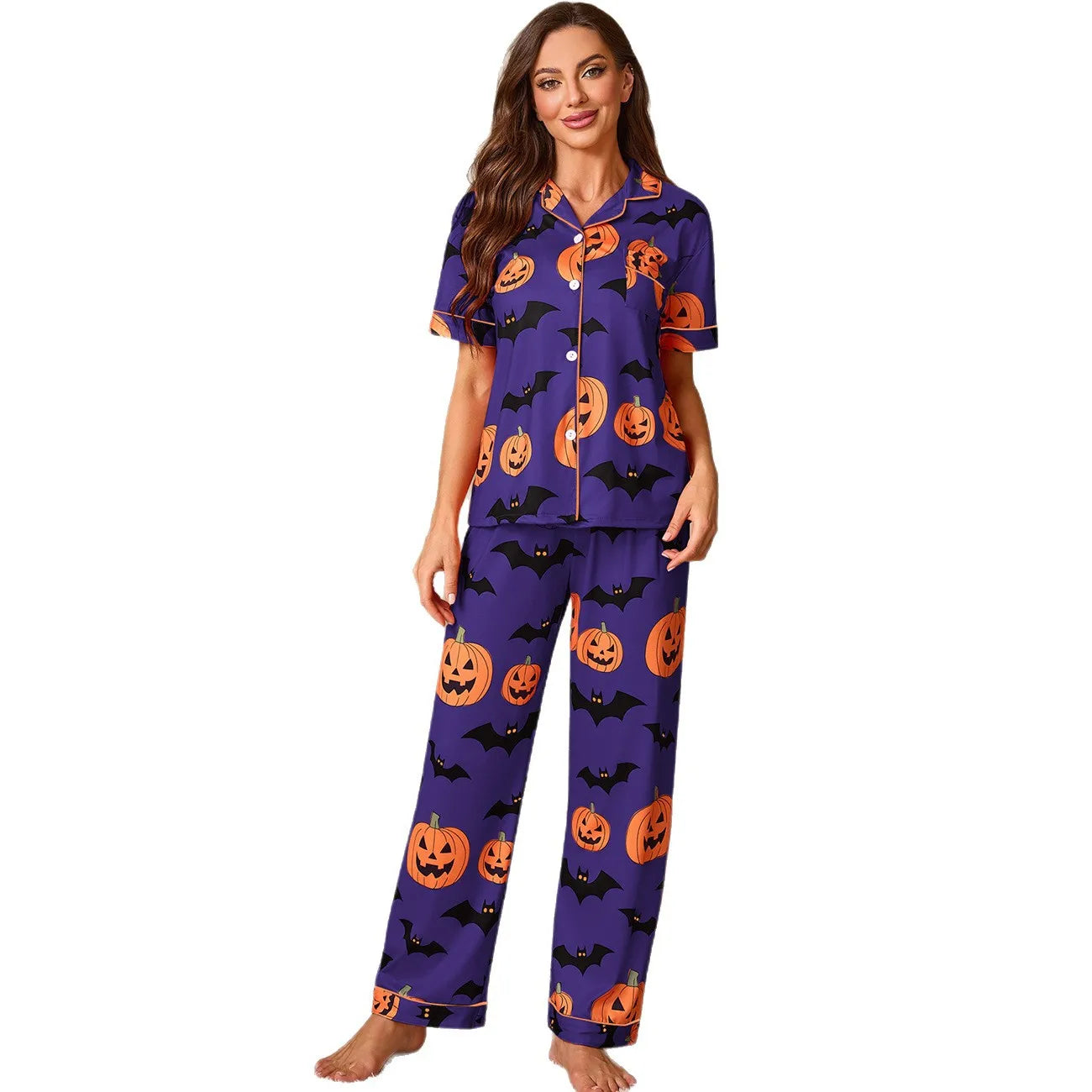 Women's Pajamas Set Pijama Pajama Sets Sleepwear Women's Home Clothes Woman Halloween Womens Suit Sleep Lounge Underwear