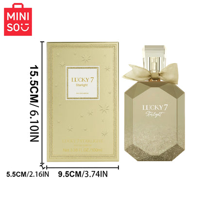 MINISO LUCKY 7 Women Perfume Original Luxury Floral Fruity Eau De Parfum Designer Fragrance For Woman Body Spray 100ml