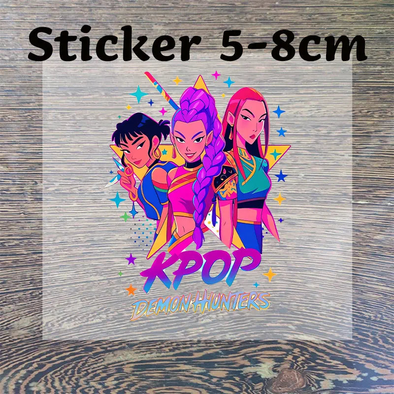 K-pop Demon Hunters Canvas Shoulder Bag for Boys Girls Anime Fashion Crossbody Bags Students Probable Handbag Simple Tote-bag