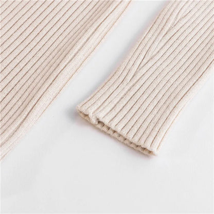 Autumn Winter Women Knit Solid Turtleneck Pull Sweater Casual Rib Jumper Tops Female Home Pullover Y2K Clothing 2025