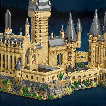 Magic Castle Medieval Architecture Building Set Creative Technical Assembly Bricks MOC Kit Gift Adults Kids Holiday