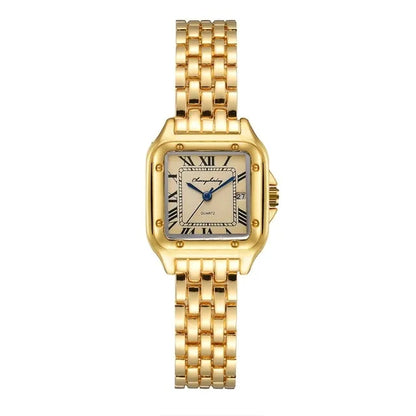 MAYZHISU Luxury Women's Watches Classic Brand Square Ladies Quartz Wristwatches Alloy Strap Business Female Clock Bracelet watch