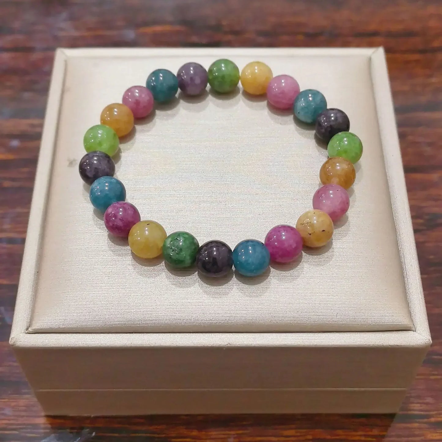 Fashion Colorful Beaded Orchid Pendant Bracelets for Women Girls Luxury Crystal Handmade Beads Bracelets Aesthetic Jewelry Gifts
