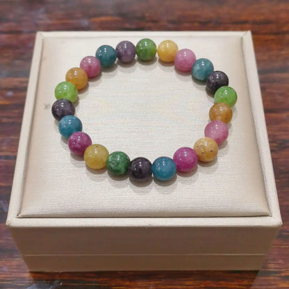 Fashion Colorful Beaded Orchid Pendant Bracelets for Women Girls Luxury Crystal Handmade Beads Bracelets Aesthetic Jewelry Gifts