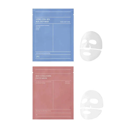 3pcs Bio-Collagen Face Mask Deep Moisturizing Collagen Protein Hydrogel Soft Gel Mask Skin Care Products