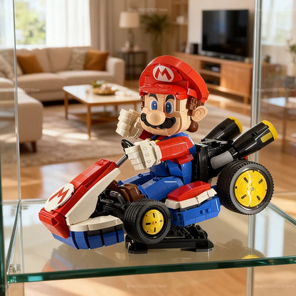 NEW 1972 PCS Racing Kart Car Building Blocks Set Kids Adults DIY Brick Kids Educational Toy Birthday Christmas Gift for collect