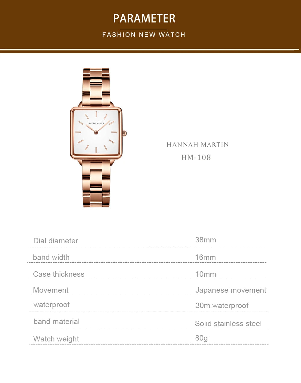 Simple Design Stainless Steel Strap Quartz Machine Core 3ATM Waterproof Wrist Watch Multifunctional Dropshipping Women's Watches