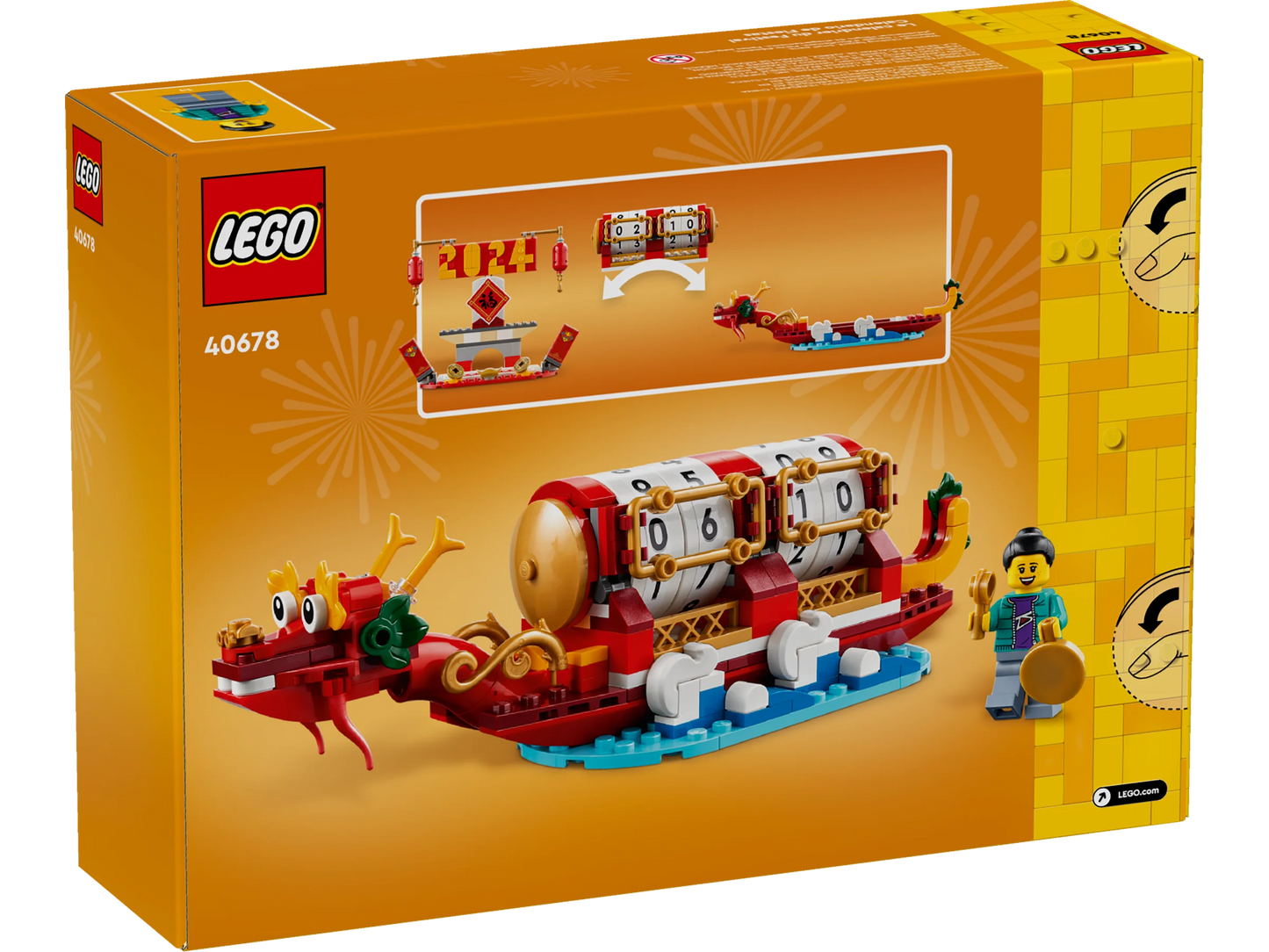 LEGO 40678 Festival Calendar Spring Festival New Year Year Year Year Free Building Blocks Toy Gifts