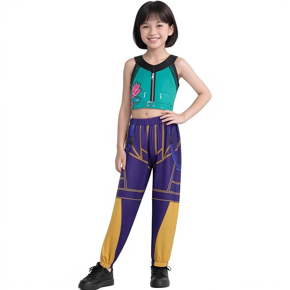 EtherealBe Kids Demon Hunter Cosplay Outfit for Girls