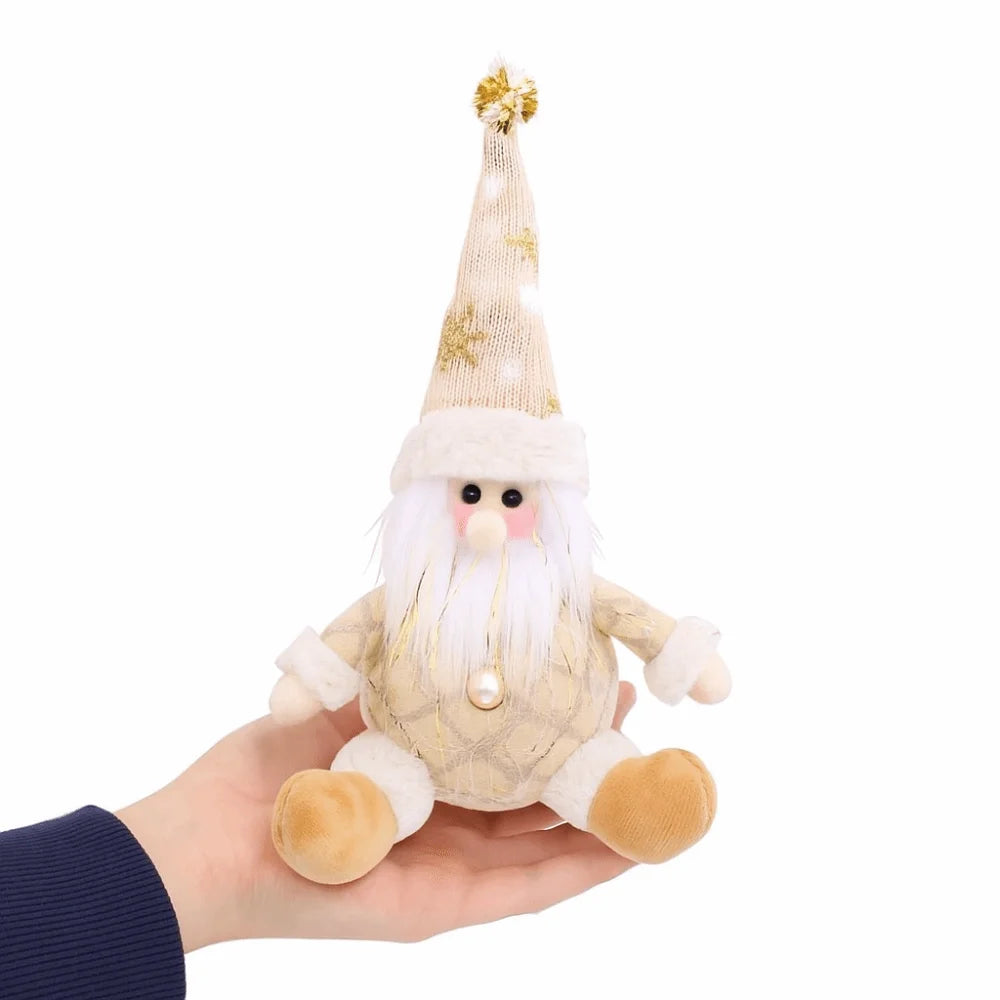 Cute Christmas Tree Pendant Figurine Ornament Elk Christmas Doll Ornament Snowman Elderly Santa Pendant Decor Scene Arrangement