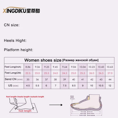 Brand New Ladies Goth Platform Ankle Boots Fashion Buckle Zip Rivet Punk Wedges High Heels Womens Boots Party Street Woman Shoes