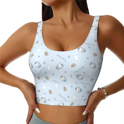 EtherealBe Hello Kitty Sports Bra for Women