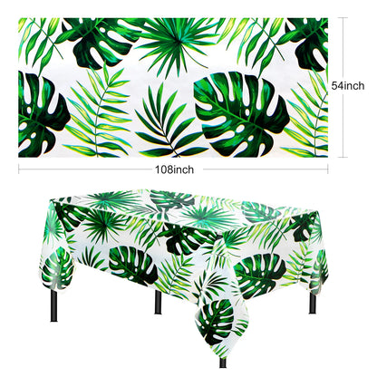 Hawaiian Party Decorations Flamingo Garlands Banner Balloons For ALOHA Luau Party Tropical Summer Beach Birthday Party Supplies