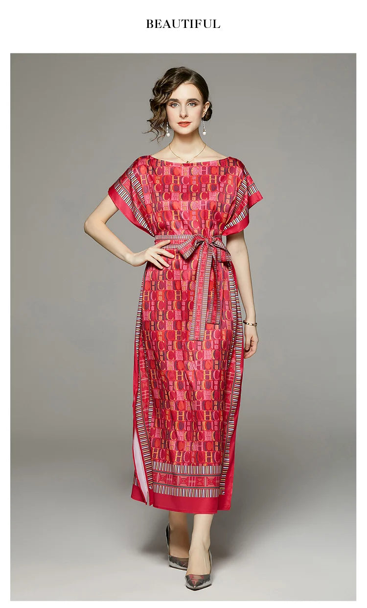 Autumn Gorgeous Flower Print Mini Dress Women's Stand Long Lantern Sleeve Single Breasted Sashes Lace Up Beach Party Vestidos