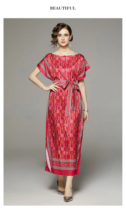 Autumn Gorgeous Flower Print Mini Dress Women's Stand Long Lantern Sleeve Single Breasted Sashes Lace Up Beach Party Vestidos