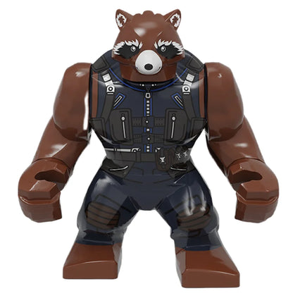 Building Blocks Marvel Transformation Figures Big Goblin Spiderman Iron Man Venom Captain Hawk Deadpool Technic Armor Gift Toys