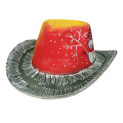 EtherealBe Halloween Cowboy Hat for Adults - Spooky Style