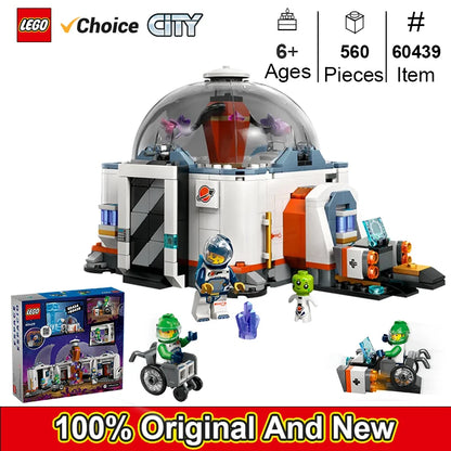 LEGO 60439 Space Science Lab CITY series 560pcs Buiding Blocks Model Kit DIY Toys For Boys Girl Children Gift ages 6+