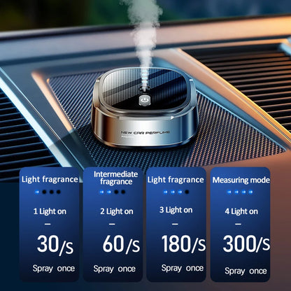 Car Aroma Diffuser Electric Spray Car Perfume Auto Air Freshener Flavoring Purifying Deodorant Car Aromatherapy