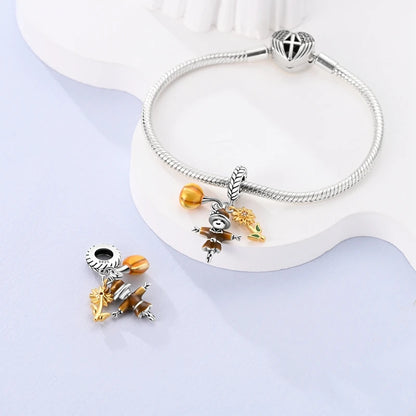 Halloween Christmas 925 Silver Charms Fit Original Bracelet For Women Jewelry Snow Christmas Tree Santa Claus