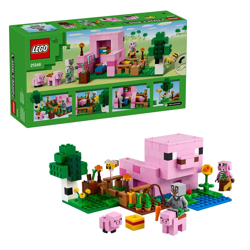 LEGO Building blocks Sets MC My Mini World Game Series Building Blocks The Baby Pig House Farm Children's Toys Assembling Gift