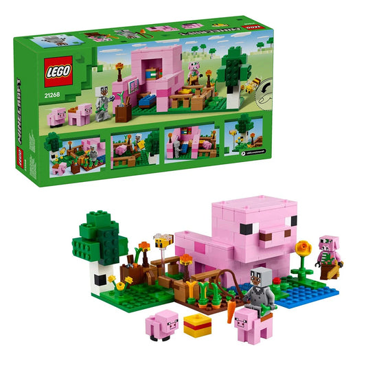 LEGO Building blocks Sets MC My Mini World Game Series Building Blocks The Baby Pig House Farm Children's Toys Assembling Gift