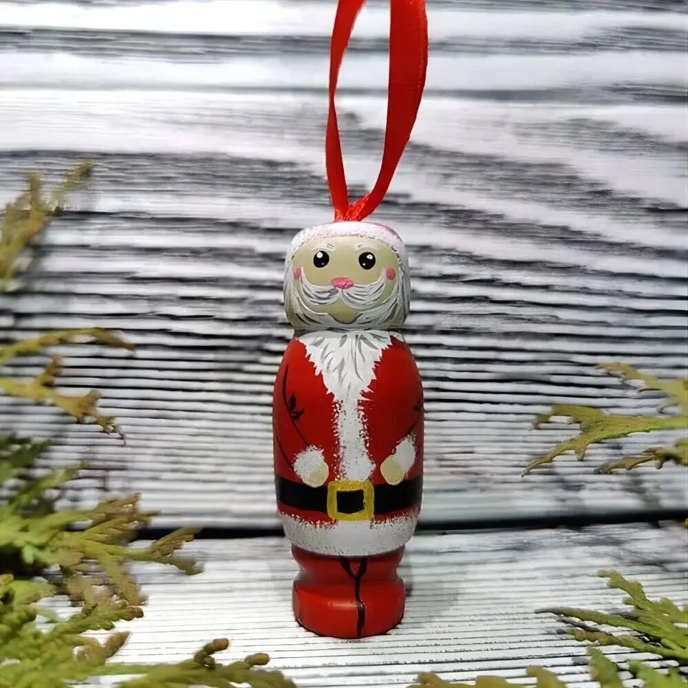 Christmas Novel DIY Holiday Hanging Christmas Tree Decoration Funny Santa Ornament Party Decors