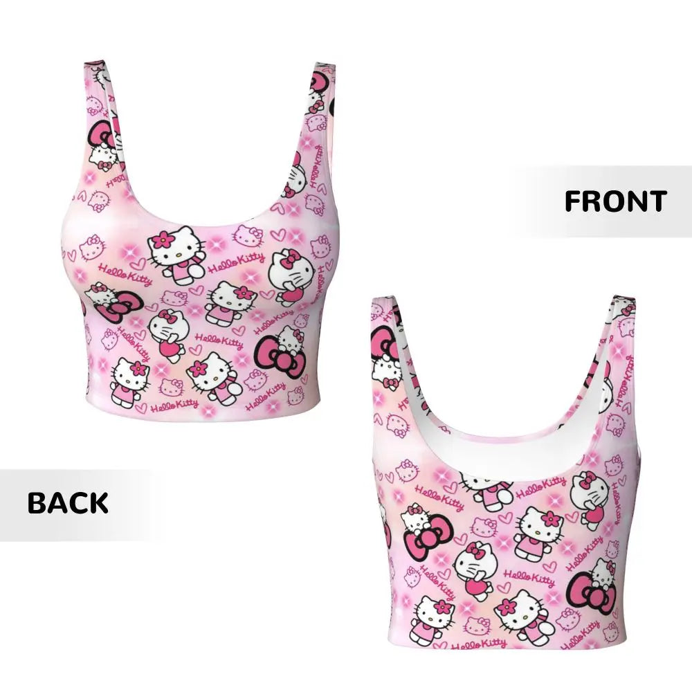 EtherealBe Hello Kitty Sports Bra for Women